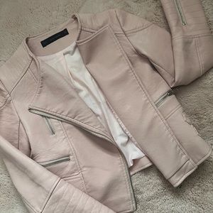 Zara Basic Faux leather jacket